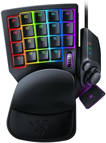 Tartarus Pro - Oyun Tuş Takımı - Analog-optik düğmelere ve hızlı ateş moduna sahip oyun kumandası (32 programlanabilir düğme, özelleştirilebilir tetik noktası, 8 profil) Siyah