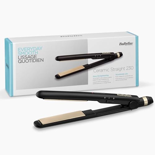 Alternative view of Babyliss Saç Düzleştirici Ceramic Straight, 230 Derece, Seramik Plaka, 2 Dijital Isı Ayarı, Hızlı Isınma Özelliği, ST089E