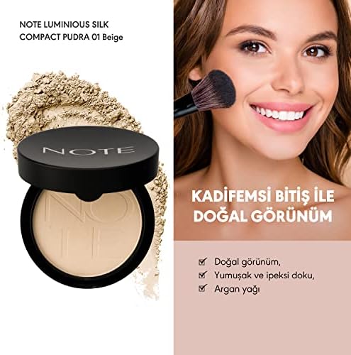 Alternative view of Cosmetics Luminous Silk Compact Powder 01 Mat Bitişli Toz Yüz Pudrası