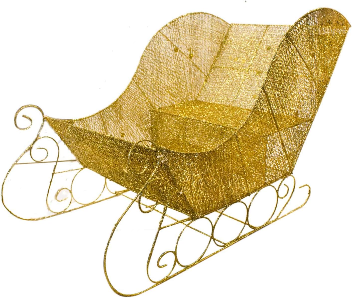 Alternative view of Yılbaşı Kızak Dekor (dore) 90x51x57 Cm