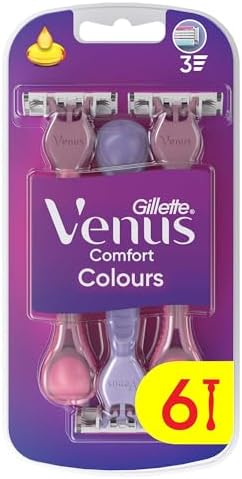 Venus Colours Kadın Tıraş Bıçakları, 6 Kadın Tıraş Bıçakları