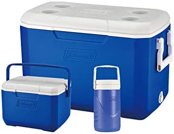 Cooler Box Combo 3'lü Set, Poly-lite 48QT + Performance Serisi 6 Kişilik Cooler, 0,5 Litre Su Matarası