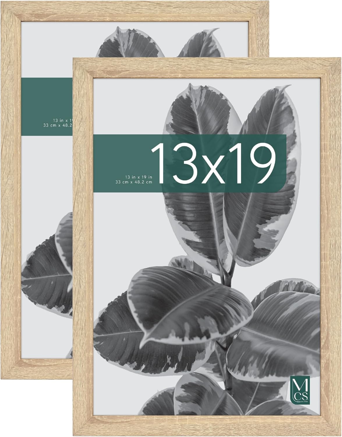 Alternative view of MCS Stüdyo Galerisi 13x19 Resim Çerçevesi Doğal Ahşap Damar, Fotoğraflar, Posterler ve Sanat Baskıları için Dikdörtgen Fotoğraf Çerçevesi (1'li Paket)
