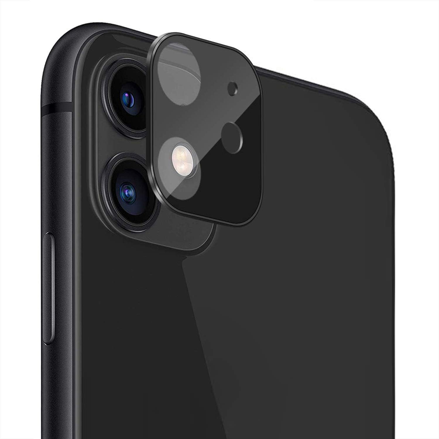 11 (6.1'') Kamera Lens Koruma Camı V2 Siyah [ 11 ile Uyumlu Ekran Koruyucu]