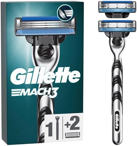 Mach3 Tıraş Makinesi + 2 Adet Yedek Tıraş Bıçağı