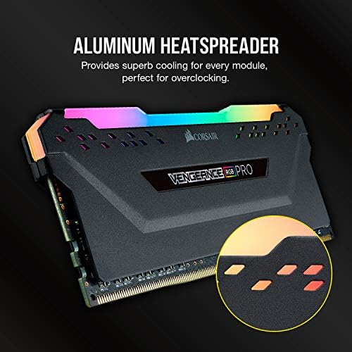 CORSAIR CMW32GX4M2E3200C16 32GB(2x16) Vengeance RGB PRO 3200mhz CL16 Siyah Ram