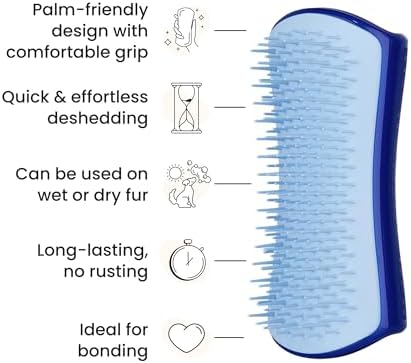 Alternative view of Pet Teezer - Tangle Teezer - Köpekler için tüy bakım fırçası, gök ve deniz mavisi