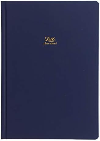 Letts of London 5 Yıllık Günlük, A5 Boyut, 384 Sayfa, Lacivert, Sert Kapak