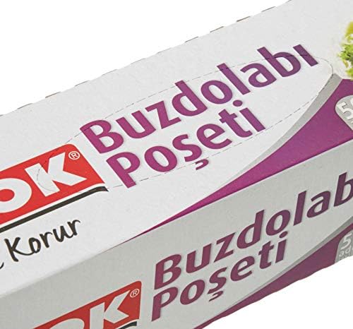 Ekonomik Buzdolabı Poşeti, Orta Boy, 24 x 38 cm, 50 Yaprak