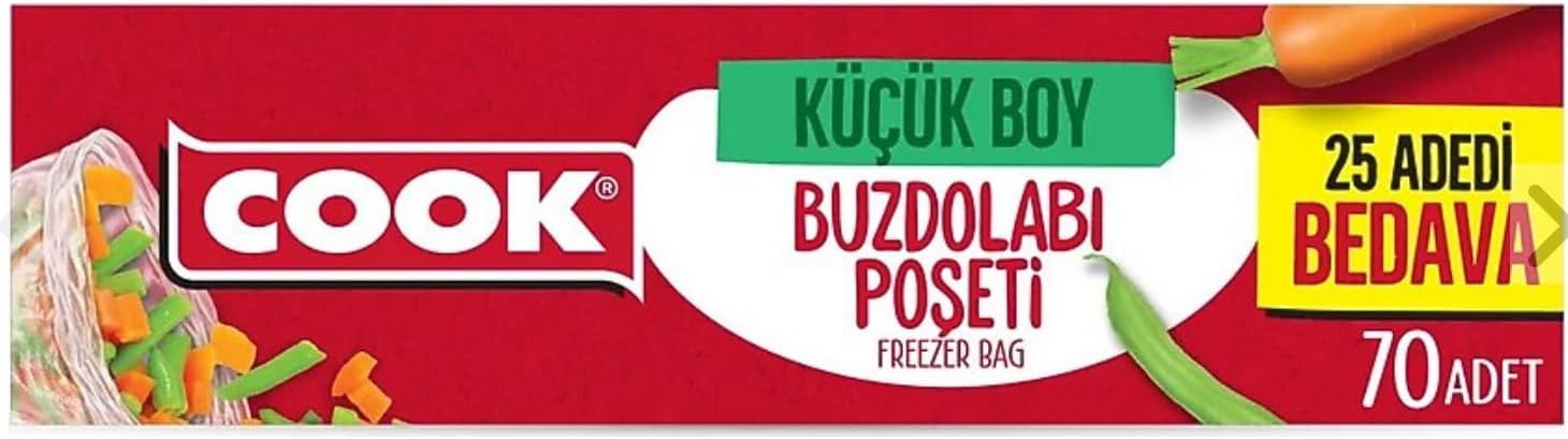 Alternative view of Ekonomik Buzdolabı Poşeti, 20 x 30 cm, 70 Adet, Şeffaf
