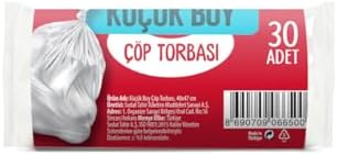 Çöp Torbası Küçük Boy 40 x 47 cm (30 Adet/Rulo)