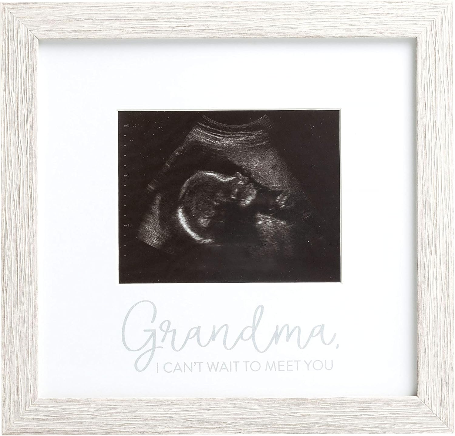 & Milo Rustik Büyükanne Sonogram Resim Çerçevesi, Hamilelik Duyurusu, Ultrason Bebek Fotoğraf Çerçevesi, Cinsiyet-Nötr Bebek Hatıra Çerçevesi, Masa Üstü ve Duvar Dekoru, 4x5 Fotoğraf Ekleme,