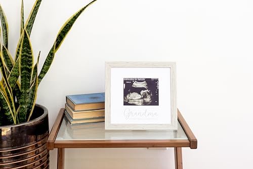 Alternative view of & Milo Rustik Büyükanne Sonogram Resim Çerçevesi, Hamilelik Duyurusu, Ultrason Bebek Fotoğraf Çerçevesi, Cinsiyet-Nötr Bebek Hatıra Çerçevesi, Masa Üstü ve Duvar Dekoru, 4x5 Fotoğraf Ekleme,