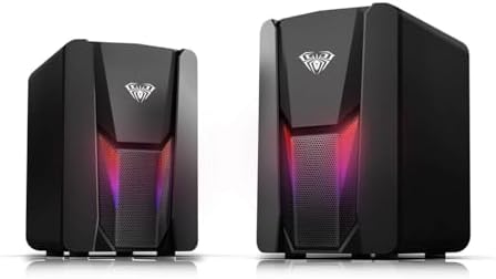 Alternative view of Aula N-108 1+1 USB/Aux 2.0 RGB Masaüstü Gaming Oyuncu Hoparlör Speaker Ses Sistemi