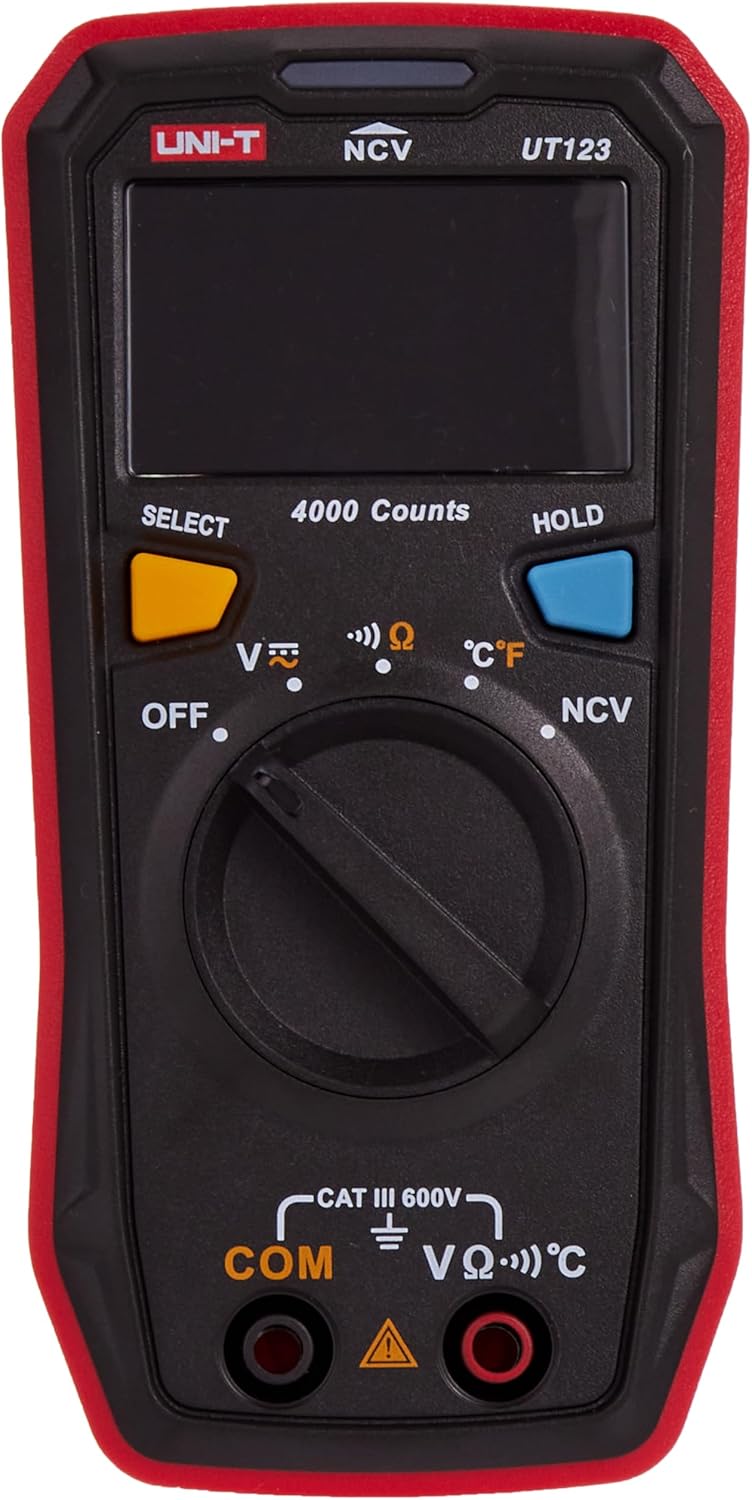 Alternative view of UT123T cep ölçüm cihazı, 600 V AC/DC, -40 °C-300 °C/-40°F-572 °F