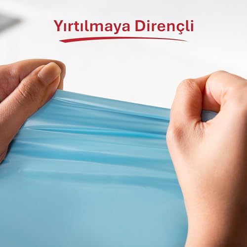 Büyük Boy Çöp Poşeti 10'lu 65x80 cm, Sızdırmaz ve Yırtılmaz, Ekonomik Büyük Boy Çöp Torbası, Geri Dönüştürülebilir Atık Torbası, Doğa Dostu, Sürdürülebilir, Güçlü ve Dayanıklı Çöp Poşeti