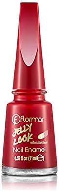 Oje Jelly Look Nail Enamel Jl23 Stunning Red