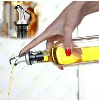 Kapaklı Şişe Ucu Servis Aparatı Damlalık Yağdanlık Tıpa Tapa Mantar