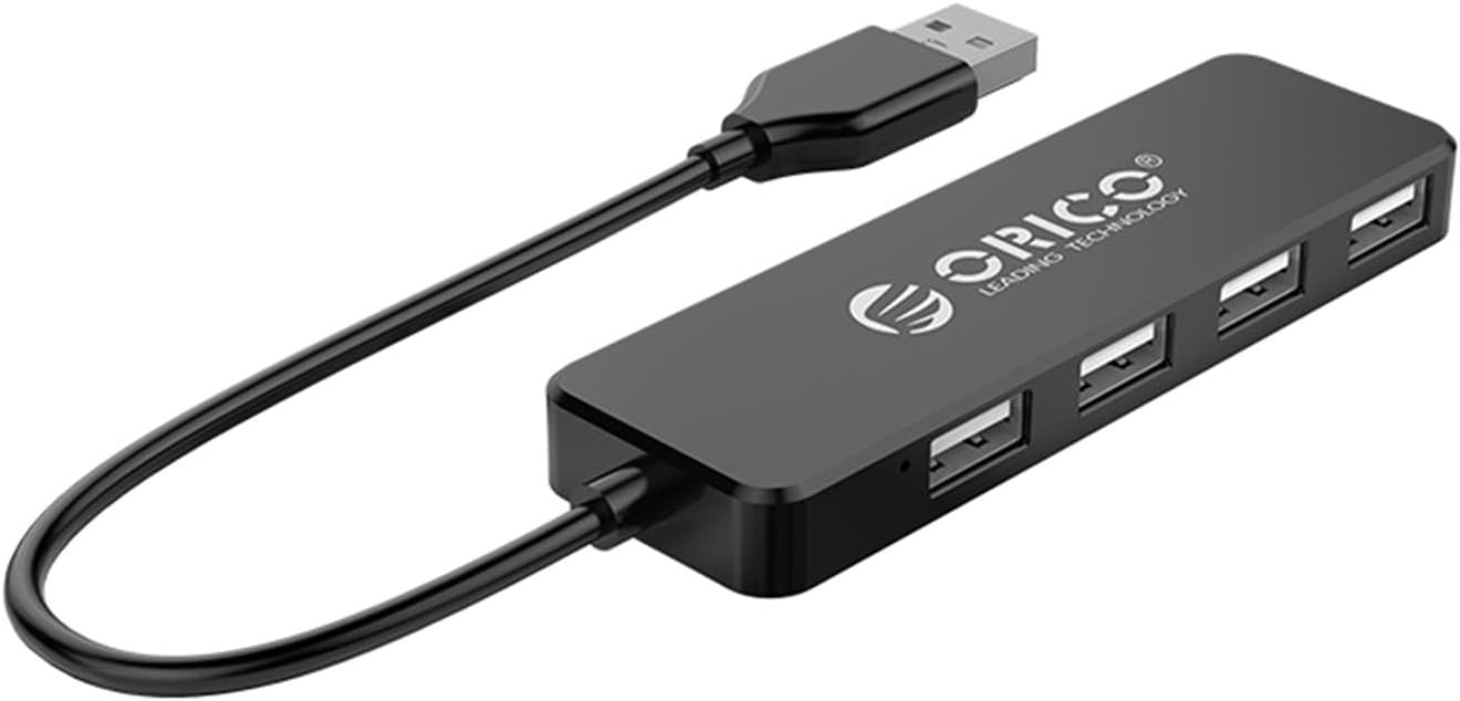 Alternative view of USB-A Hub 4 Ports USB 2.0 Siyah