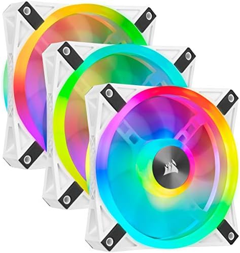 Alternative view of iCUE QL120 RGB CO-9050104-WW 120mm PWM Beyaz 3'lü Kasa Fanı