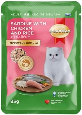 Smartheart Pouch Tavuk ve Pirinçle Sardalye 85 gr
