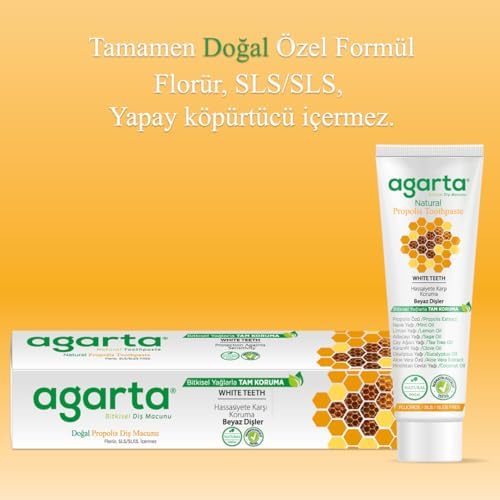 Alternative view of Agarta Doğal Propolisli Florürsüz Diş Macunu 100 ml