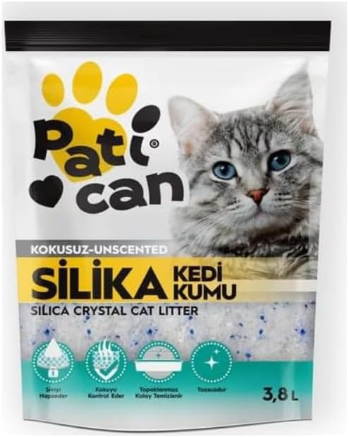 11 ADET SİLİKA KEDİ KUMU 3.8 LT