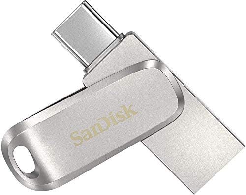 Alternative view of Ultra Dual Drive Luxe USB Type-C Sürücü Akıllı Telefon Bellek 128 GB (Mobil Bellek, USB 3.2 Gen 1, Döner Tasarım, 400 MB/s Okuma, USB Sürücü, Otomatik Yedekleme)