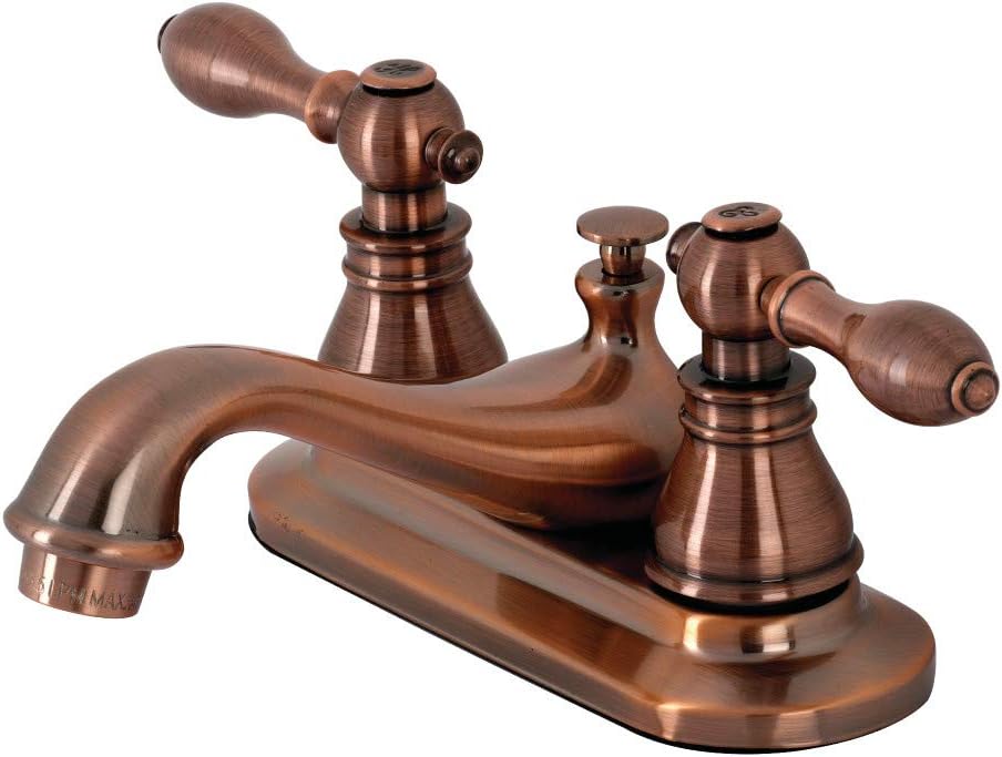 Alternative view of KB606ACL Amerikan Klasik 10 cm Orta Set Banyo Musluğu, Antik Bakır