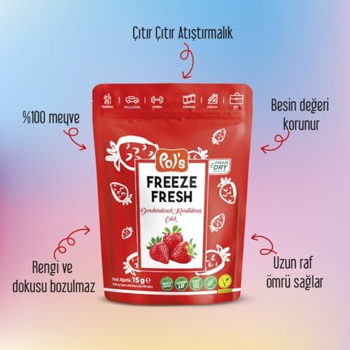 Pol's Helvart Freeze Fresh Çilek 15 Gr