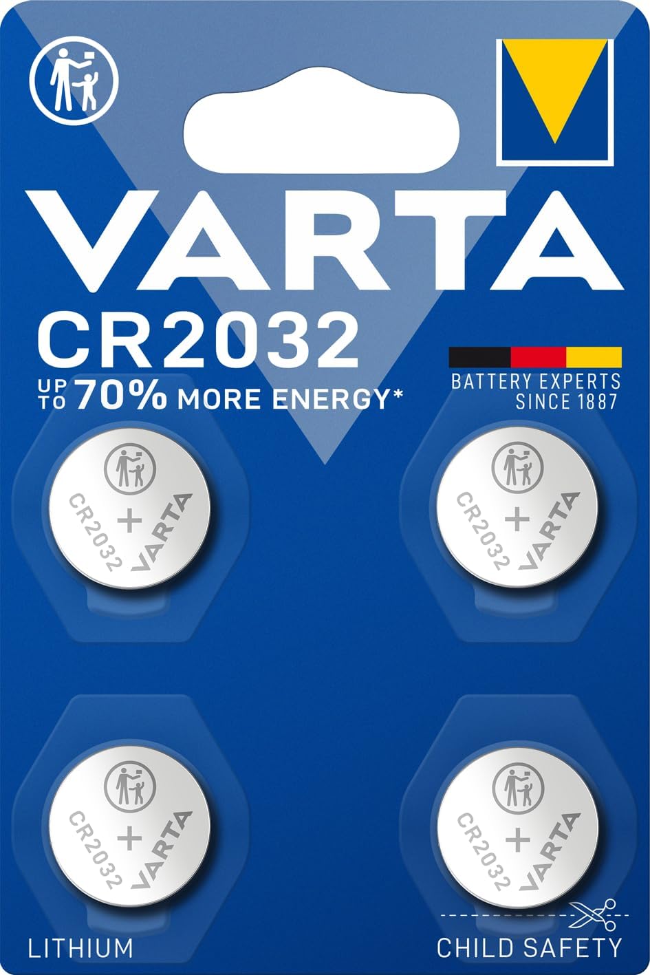 Alternative view of 'li Lityum Düğme Pil 4'lü paket