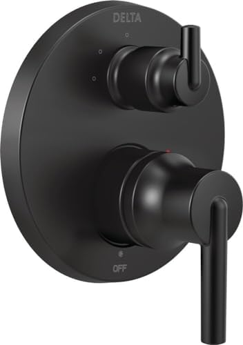T24859-BL Monitör 14 Serisi Valf 3 Ayarlı Entegre Duş Perdesi, Yönlendiricili Mat Siyah