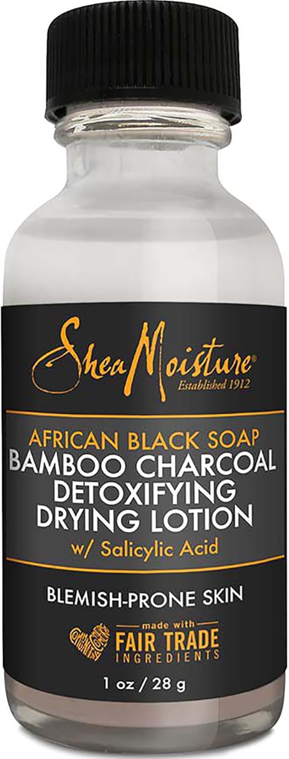 Alternative view of SHEA MOISTURE Afrika Siyah Sabunu ve Bambu Kömürü Detoks Akne Kurutucu Losyon 28GR