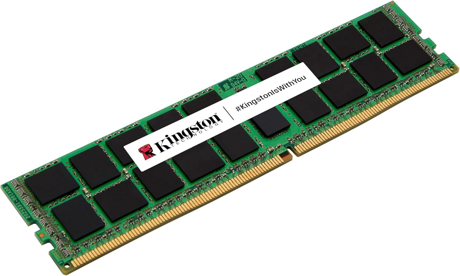 Alternative view of Branded Memory 64GB DDR4 3200MT/s Reg ECC Module KTD-PE432/64G sunucu belleği