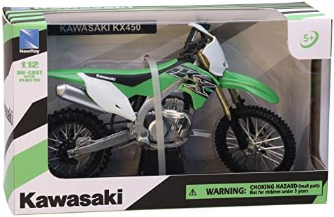 Alternative view of New-Ray Kawasaki KX 450F Yeşil 1/12 Diecast Motosiklet