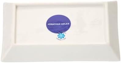 Jonathan Adler Sorrento Dikdörtgen Biblo Tepsisi, Mavi