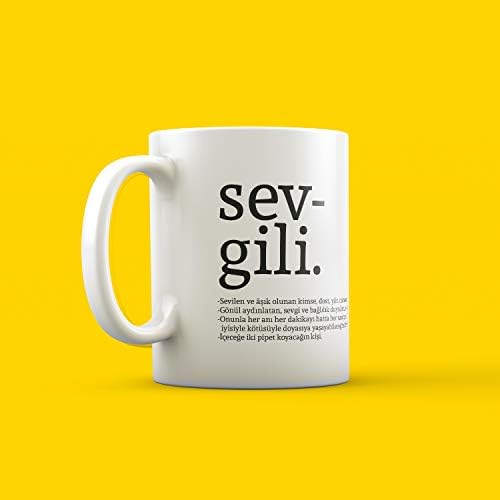 Alternative view of Sevgili Kelime Anlamlı Hediyelik Kupa Bardak