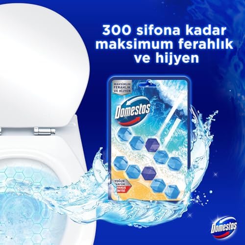 Alternative view of Domestos WC Blok 5'li Güç Tuvalet Bloğu Okyanus Ferahlığı Maksimum Hijyen 100 G