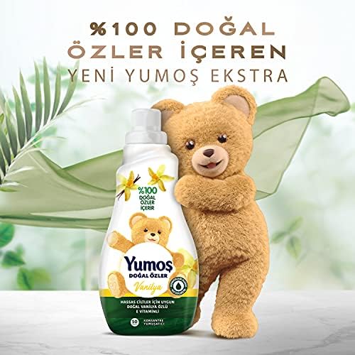 Alternative view of Yumoş Konsantre Çamaşır Yumuşatıcısı Vanilya 1200 ml 50 Yıkama 1 Adet