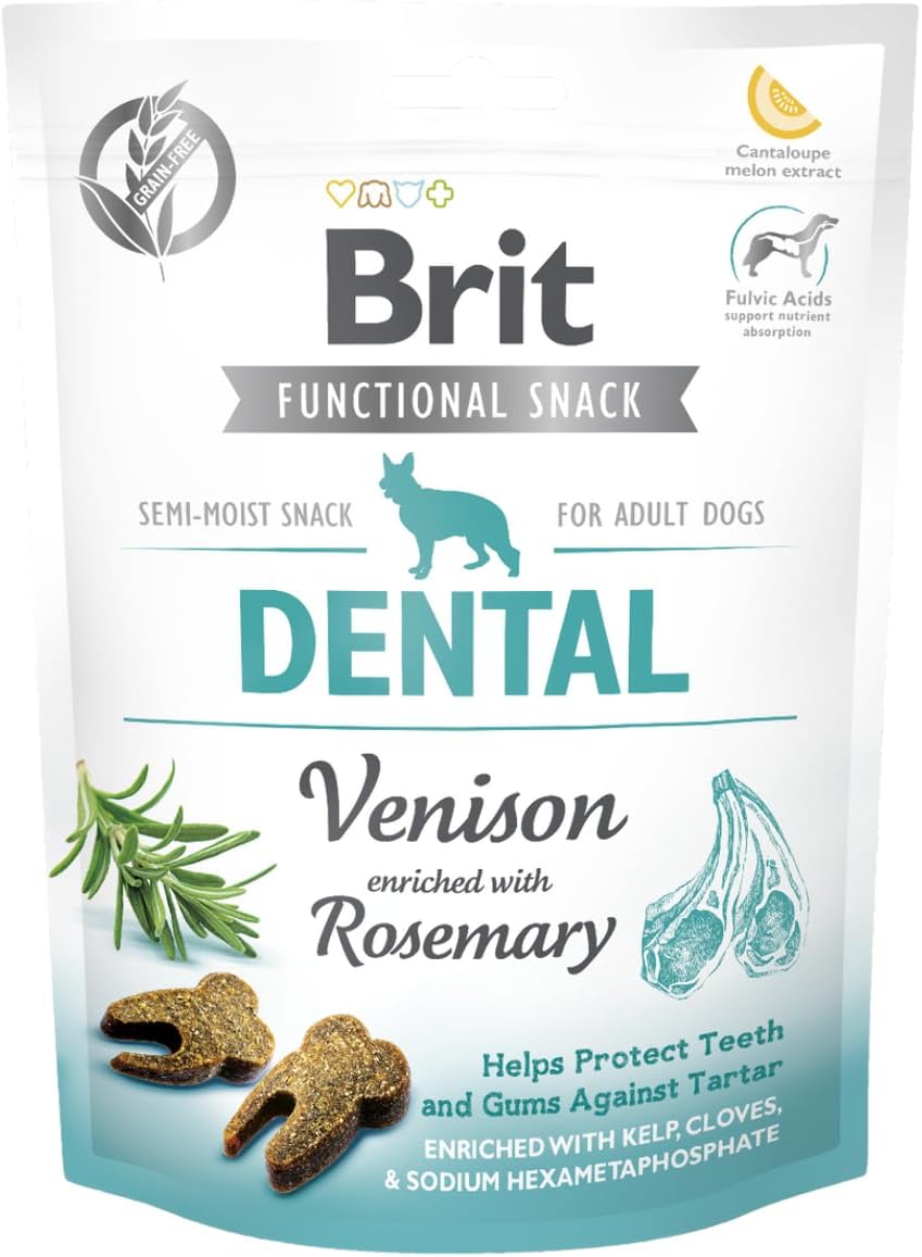 Alternative view of Brit Care Functional Snack, Dişler Ve Diş Etlerini Korumak İçin, Tahılsız, Geyik Etli Ve Biberiyeli, Fonksiyonel Yetişkin Köpek Ödülü, 150 g