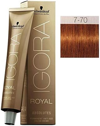 Igora Absolutes Saç Boyası 7-70 Kumral-Doğal Bakır 60 ml
