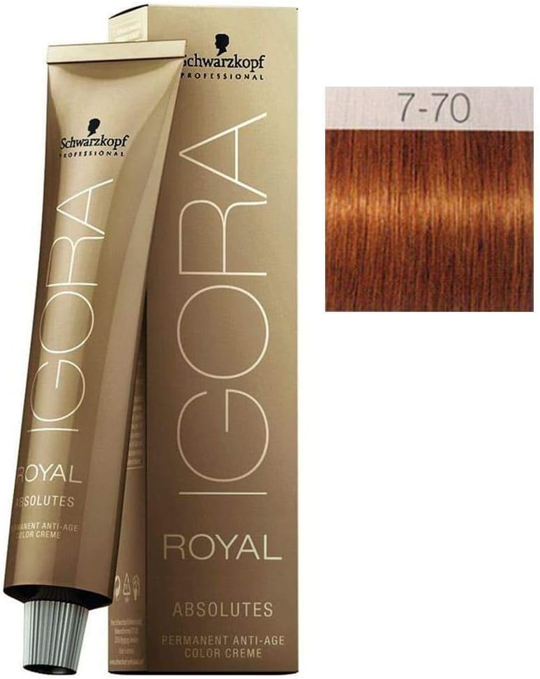 Alternative view of Igora Absolutes Saç Boyası 7-70 Kumral-Doğal Bakır 60 ml