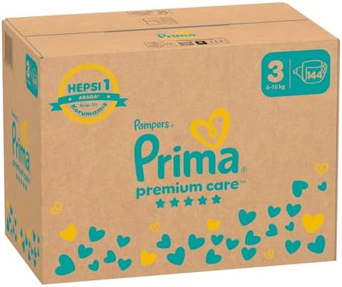 Premium Care Bebek Bezi 3 Numara 144 Adet Aylık Fırsat Paketi