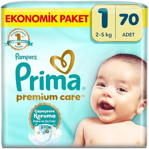 Alternative view of Bebek Bezi Premium Care 1 Numara 70 Adet Yenidoğan Ekonomik Paket