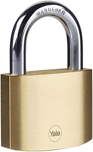 Y110B/60/132/1 - Pirinç Asma Kilit 60mm - Standart Koruma - Sertleştirilmiş Çelik Halka - Çift Kilitleme - 3 Anahtar