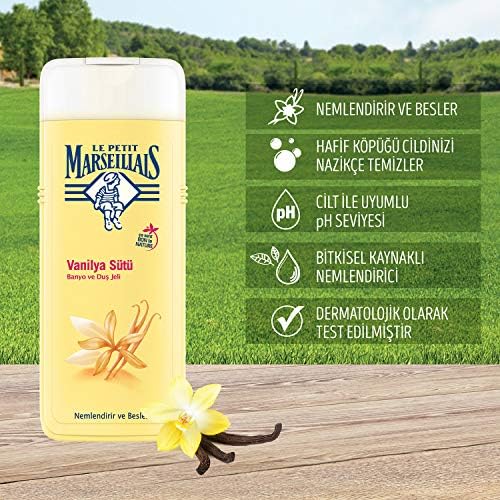 Le Petit Marseillais Organik Vanilya Sütü Duş Jeli (400 ml)