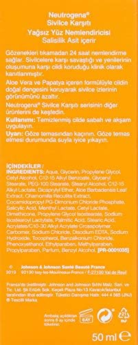 Alternative view of neutrogena sivilce karşıtı yağsız yüz nemlendiricisi, Akneye Eğilimli Ciltler için Salisilik Asit İçeren, 50 ml