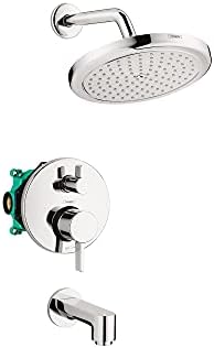 Alternative view of Croma Komple Duş ve Küvet Sistemi Duş Seti Modern 1-Sprey Kolay Kontrol, Krom, Kaba ve Duş Vanası Dahil 2 GPM, 04908000