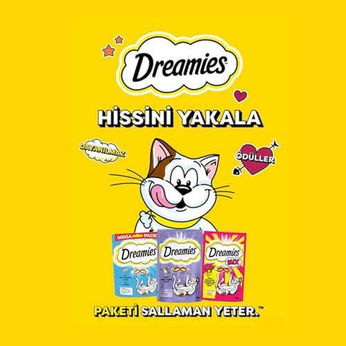 Alternative view of Dreamies Kuru Kedi Ödül Maması, Somonlu ve Peynirli, 60 G