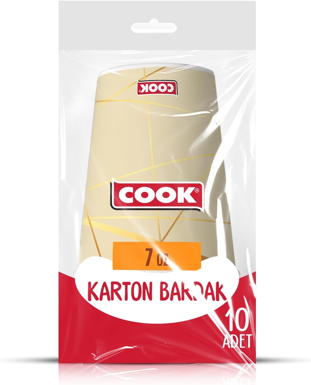 Alternative view of Kağıt Bardak, 7 oz (207 ml), 10 Adet, Tek Kullanımlık